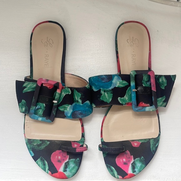 Raye Floral Slides - Picture 1 of 2